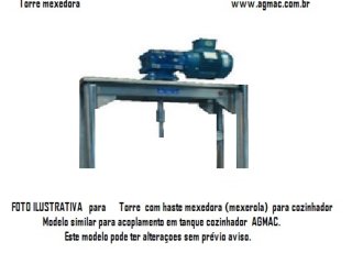 TORRE COM HASTE MEXEDORA PARA COZINHADOR - AGMAC-TCM-50