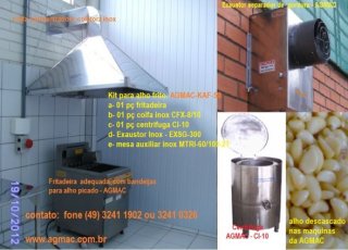 Micro Industria  Alho Frito e outros - complemento para Industrias de tempero - AGMAC - KAF-50