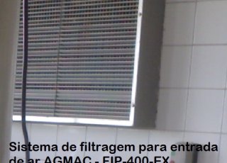 Filtro de entrada de ar positivo - AGMAC - FIP - 400 - EX