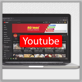 YOUTUBE botão inferior