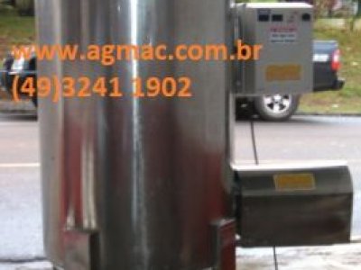 Misturador inox tanque vertical - AGMAC - MTV-250-X  - sistema de mistura com processador / moedor
