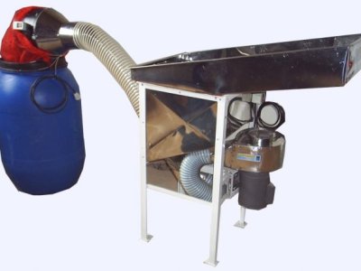 Exaustor de Resíduos - EXR-300 - ACESSÓRIO PARA DEBULHADOR DE ALHO - uso industrial ou agrícola