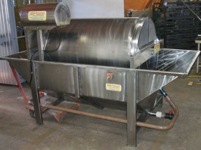 Lavador Rotativo com Escovas e Corrente de água - LREC-1000