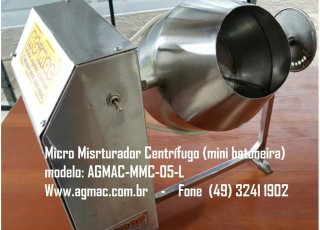 MICRO MISTURADOR CENTRIFUGO 5 litros - MISTURADOR BETONEIRA  DE CAIPIRINHA - AGMAC-MMC-5L